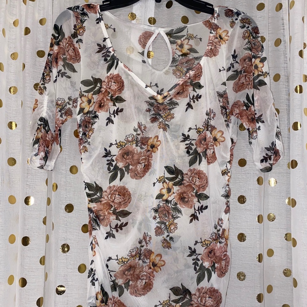 Womans’ See Through Blouse